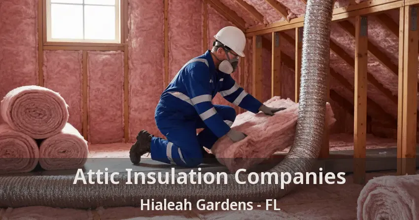 Attic Insulation Companies Hialeah Gardens - FL