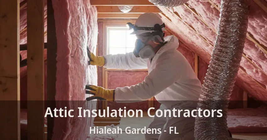 Attic Insulation Contractors Hialeah Gardens - FL