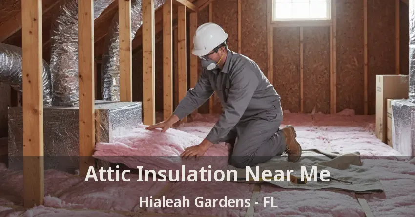 Attic Insulation Near Me Hialeah Gardens - FL