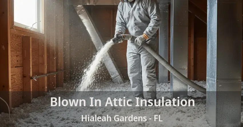 Blown In Attic Insulation Hialeah Gardens - FL