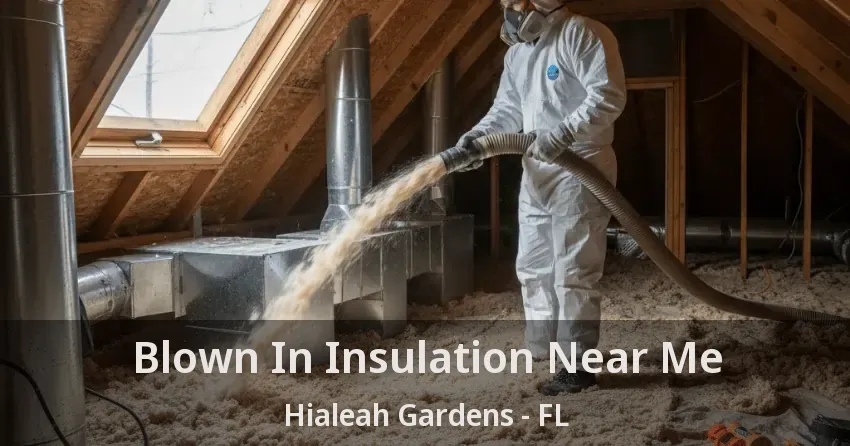 Blown In Insulation Near Me Hialeah Gardens - FL