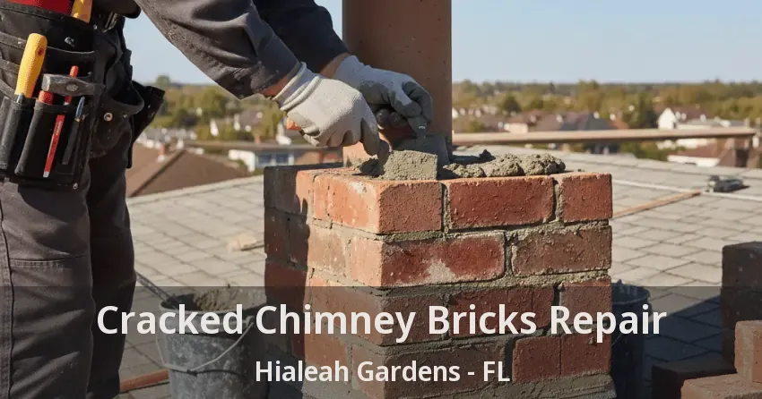 Cracked Chimney Bricks Repair Hialeah Gardens - FL