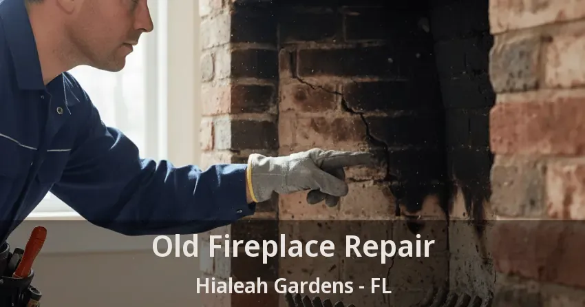 Old Fireplace Repair Hialeah Gardens - FL